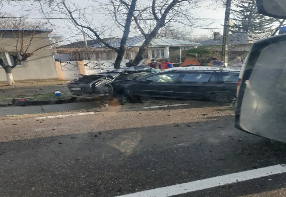 Accident la Ivești