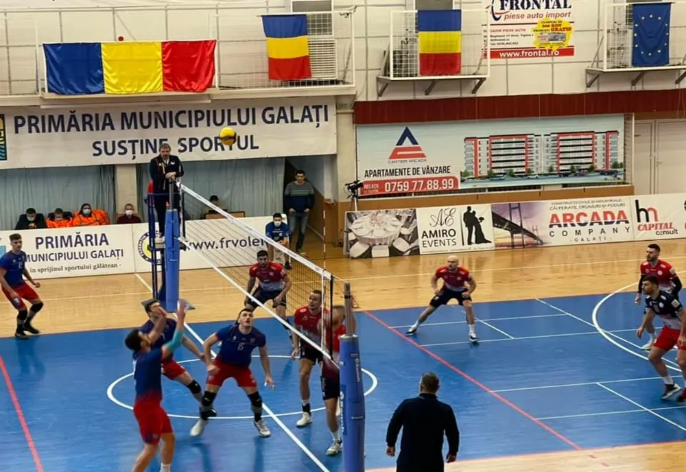 CSM Arcada Galați a câștigat cu 3-0 meciul cu Steaua București