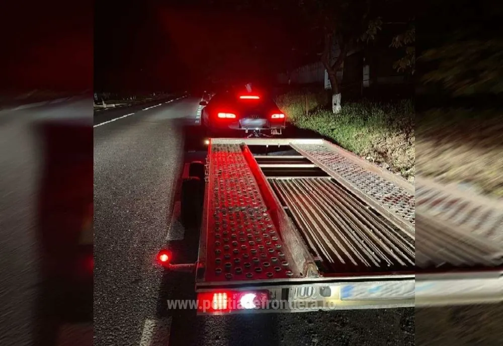 Gălăţean, la volanul unui ansamblu rutier, cu permis necorespunzător