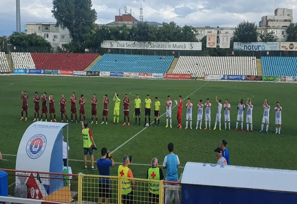 Oțelul Galați a învins cu 4-0 pe Viitorul Ianca în etapa a IV-a din Liga a 3-a
