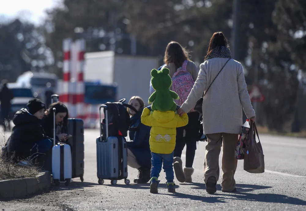 Poliţia de Frontieră: 7.704 cetăţeni ucraineni au intrat în România miercuri, în creştere faţă de ziua precedentă