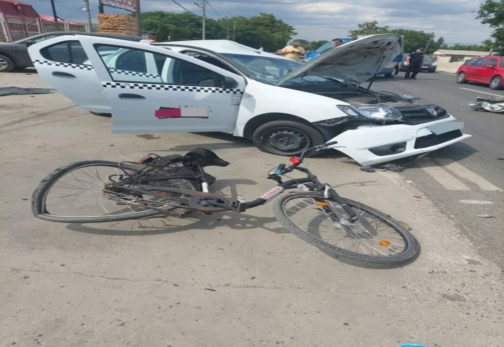 Accident grav la intrarea în muncipiul Galați
