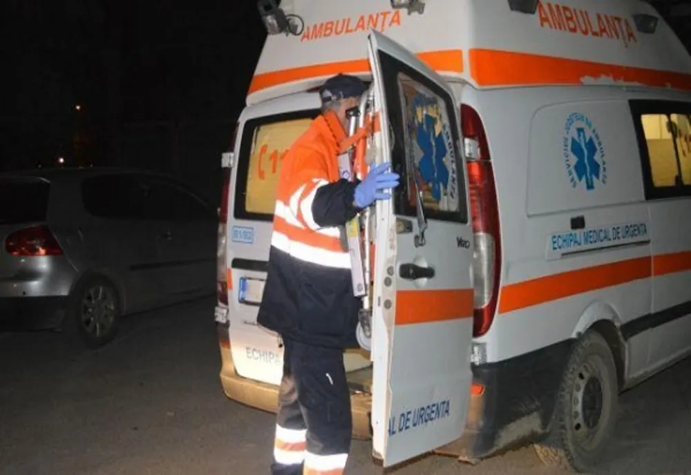 Pieton acroșat de un autocamion pe D.N. 25, în comuna Tudor Vladimirescu