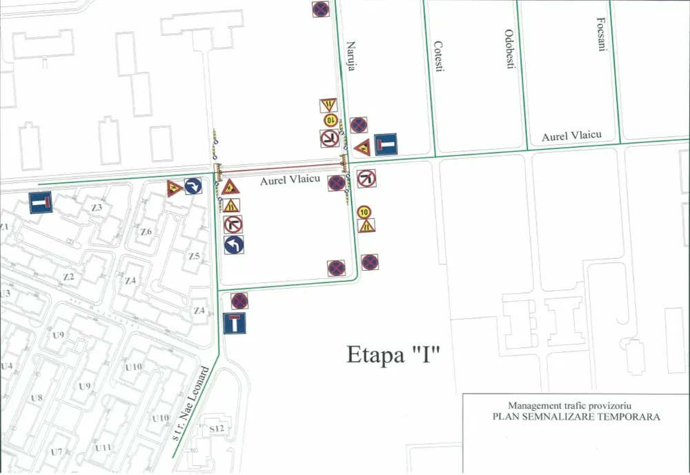 Trafic închis şi trasee deviate de la 1 noiembrie în municipiul Galaţi 