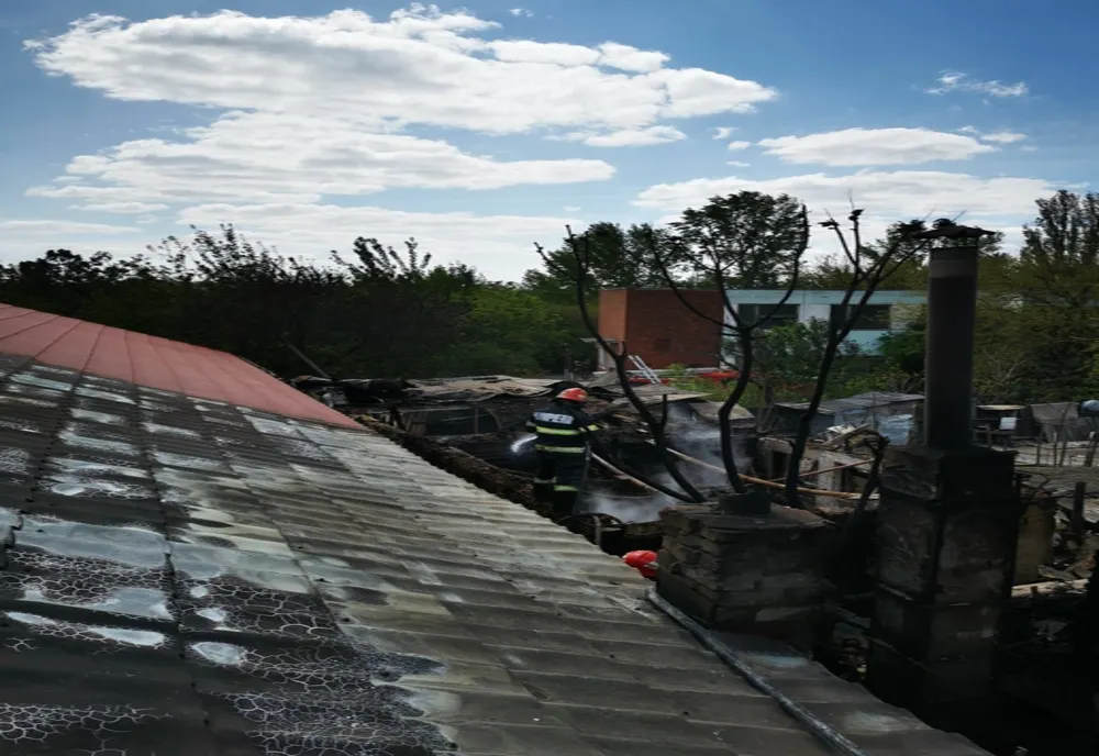 Incendiu în localitatea Movileni, din județul Galați