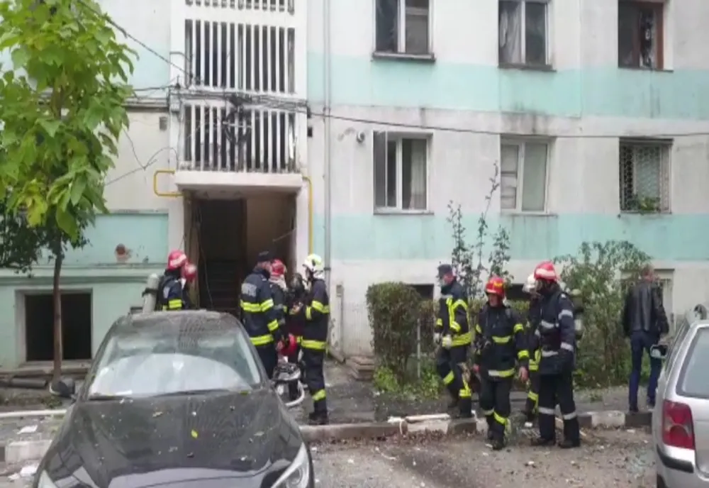 Explozie în Centrul Galațiului