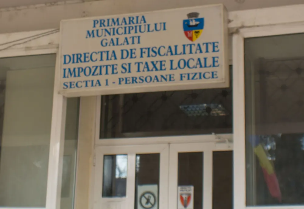 Activitatea cu publicul suspendată la Direcția de impozite, taxe a Primăriei Galați