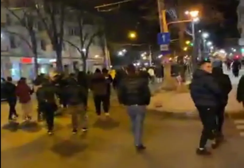 Protest anti-restricții aseară la Galați