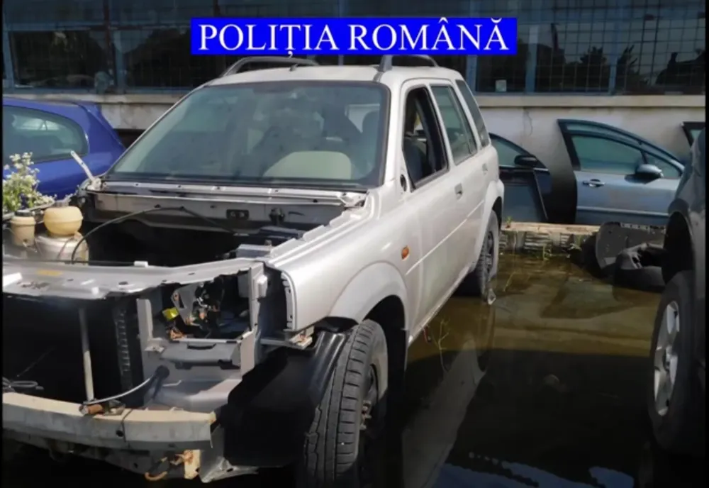 Percheziții la un gălățean suspectat că desfășura activităţi de demontare a autovehiculelor şi echipamentelor scoase din uz