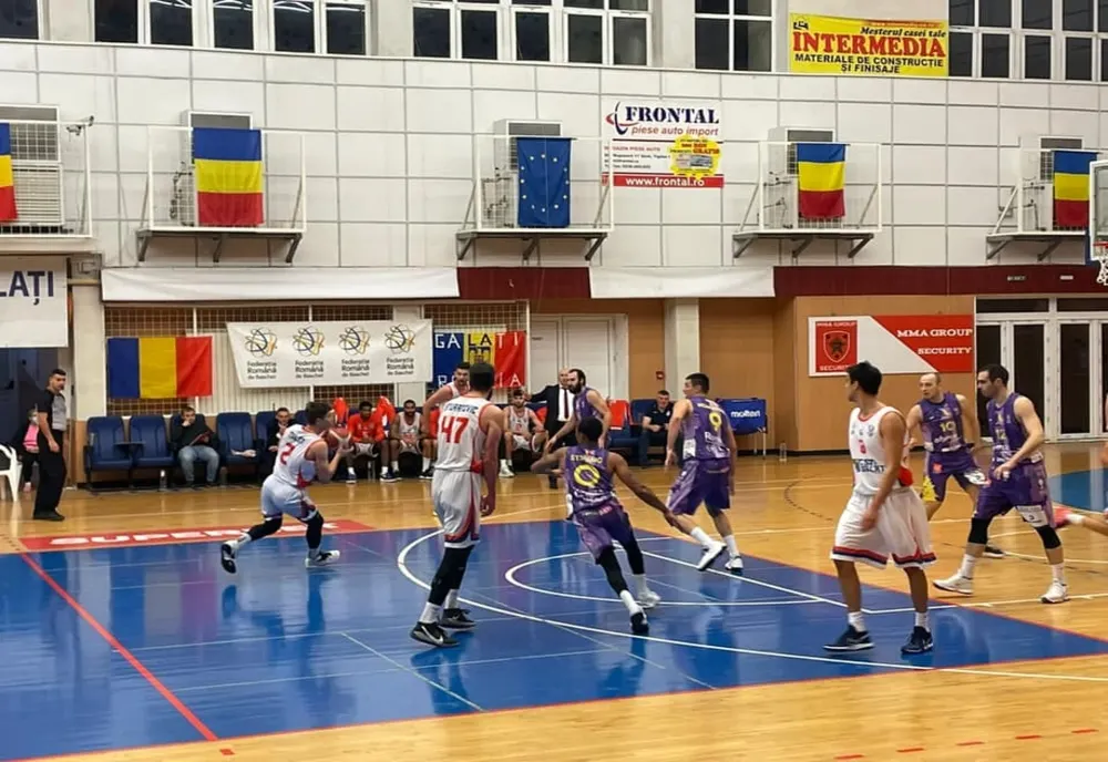 CSM Galați a obținut prima victorie În Liga Națională de Baschet Masculin