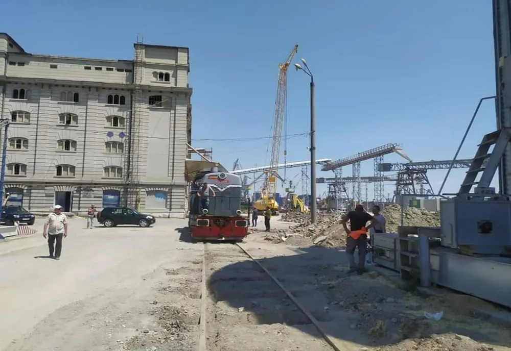 A fost redeschisă linia ferată cu ecartament larg din Portul Galați