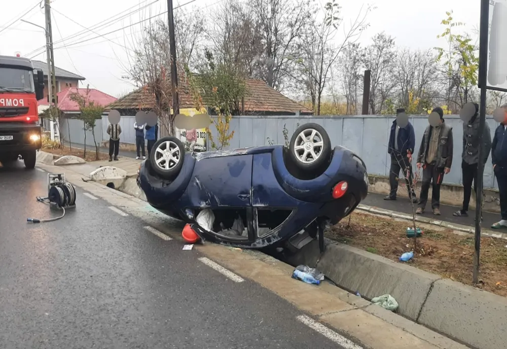 Foto: Accident mortal DJ 242 în județul Galați