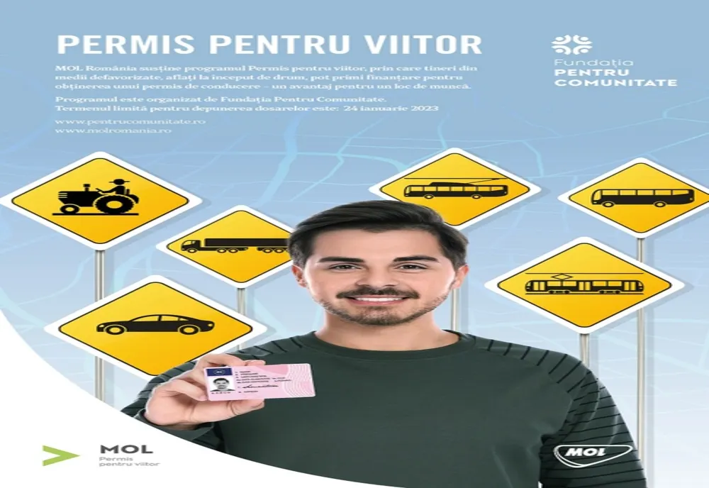 45 de tineri au fost desemnați câștigători ai concursului de proiecte din cadrul celei de-a 8-a ediții  a programului „Permis pentru viitor”