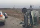 S-a răsturnat cu mașina într-o curbă la ieșire din Movileni spre Galați