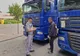 Depistat cu permis de conducere fals la volanul unui autocamion 